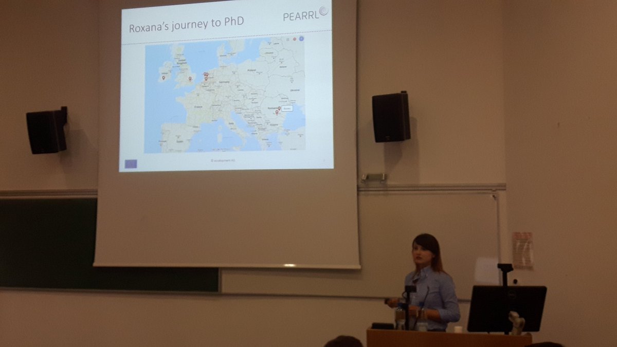 PEARRL (@pearrl_eu) on Twitter photo Our newest #ESRs Roxana Ilie introduces herself to team <a href="/PEARRL_eu/">PEARRL</a> Research symposium <a href="/UCC/">UCC Ireland</a> <a href="/MSCActions/">Marie Skłodowska-Curie Actions</a> <a href="/H2020Projects/">Horizon2020Projects</a> @JanssenBelgium Our newest #ESRs Roxana Ilie introduces herself to team <a href="/PEARRL_eu/">PEARRL</a> Research symposium <a href="/UCC/">UCC Ireland</a> <a href="/MSCActions/">Marie Skłodowska-Curie Actions</a> <a href="/H2020Projects/">Horizon2020Projects</a> @JanssenBelgium