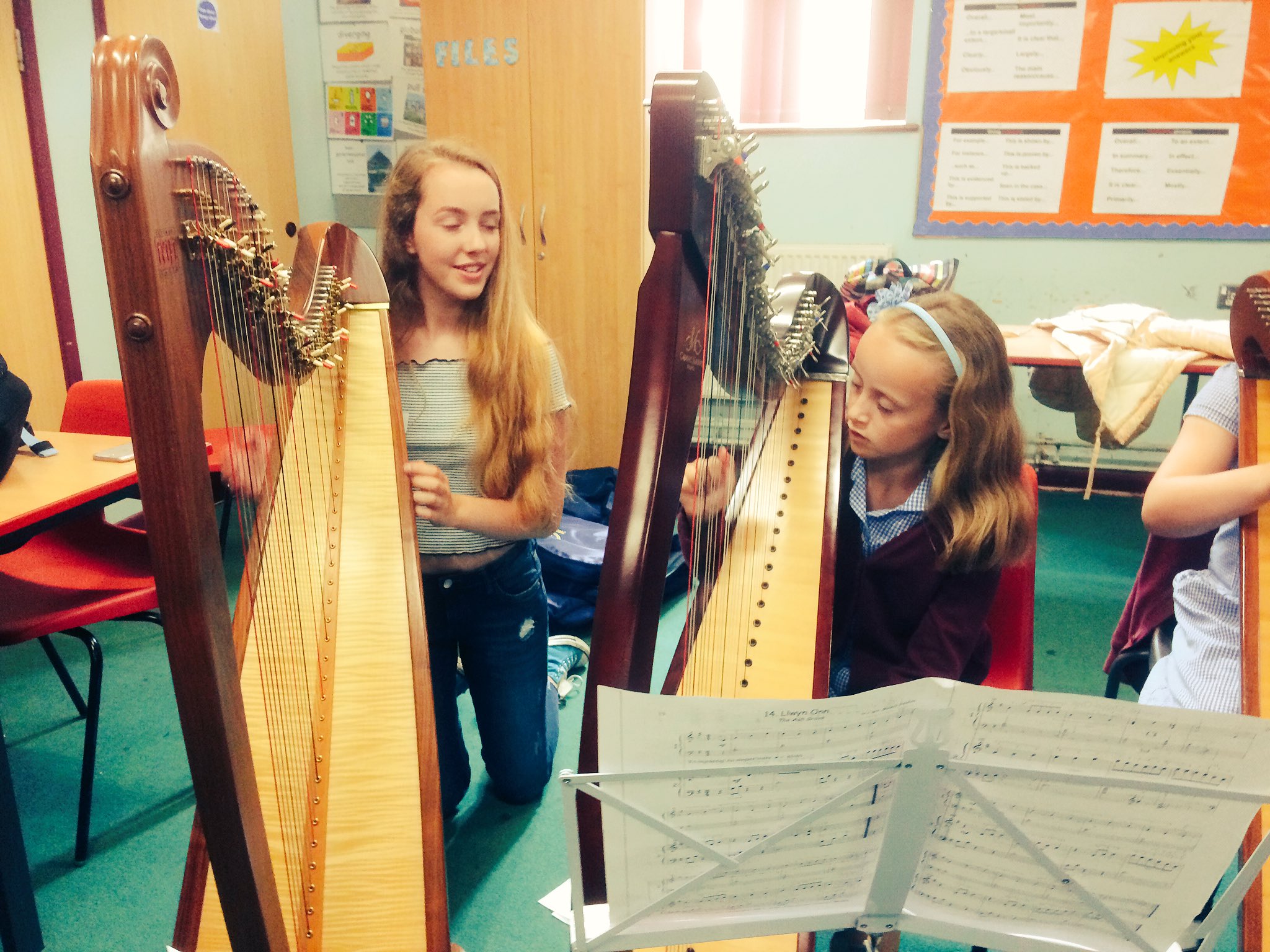 Radyr Music on Twitter "JW Some of the harp players today. Sounds