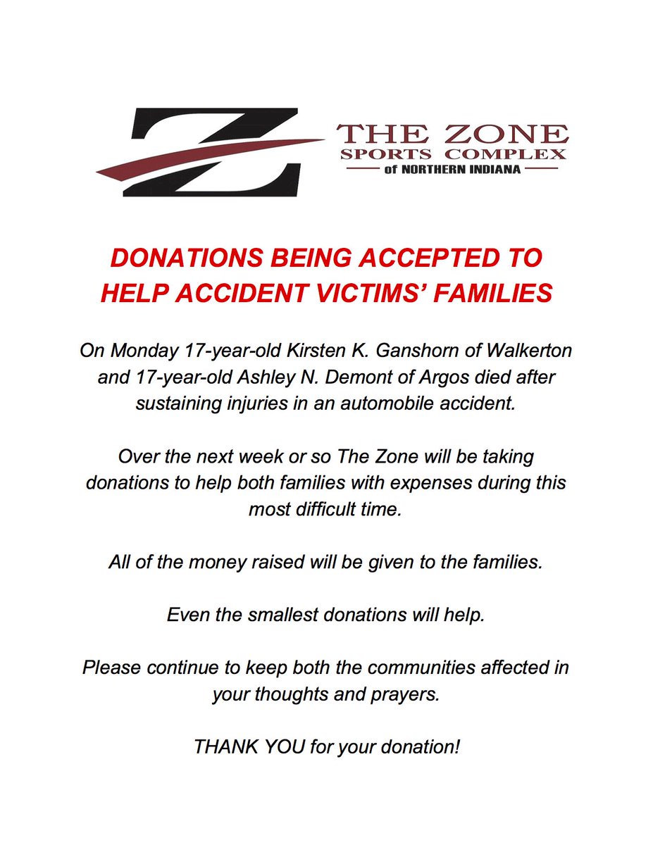 TheZoneNI's tweet photo. LENDING A HAND IN TIME OF NEED: The Zone is raising $$$$ to help the families of those affected by Monday's tragic car accident. Details ... https://t.co/GKCKmMwVAm