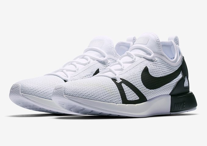 mileyhunt2310's tweet photo. The Nike Duel Racer debuts in this clean White/Black look on June 22nd 
https://t.co/tu85qAxNZ4 https://t.co/gVCeroOovL