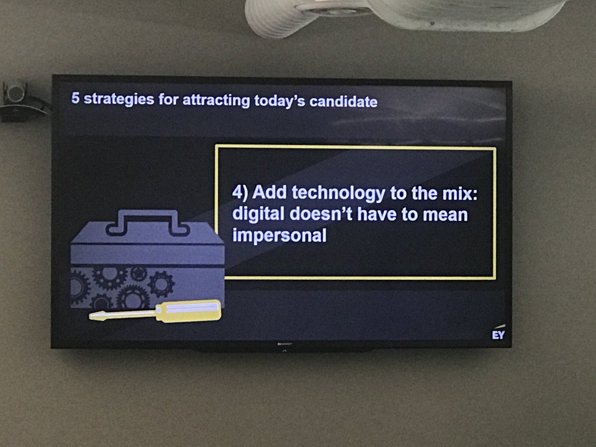 christiangarcia's tweet photo. 5 strategies for attracting today's candidate. @DanBlack_EY @Toppel #HACAcademy #HireACaneAcademy #UMiami https://t.co/N4LFKOWMWl