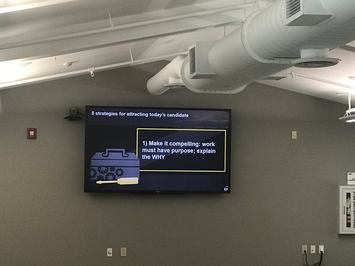 christiangarcia's tweet photo. 5 strategies for attracting today's candidate. @DanBlack_EY ##@Toppel #HACAcademy #HireACaneAcademy #UMiami https://t.co/ApkvnTmdzK