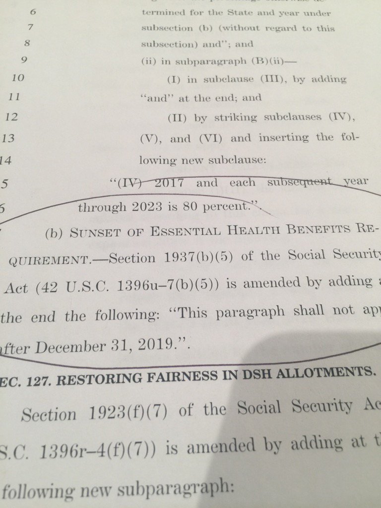 brianschatz's tweet image. This is the part that repeals essential health benefits which include mental health, hospitalization, and maternity.