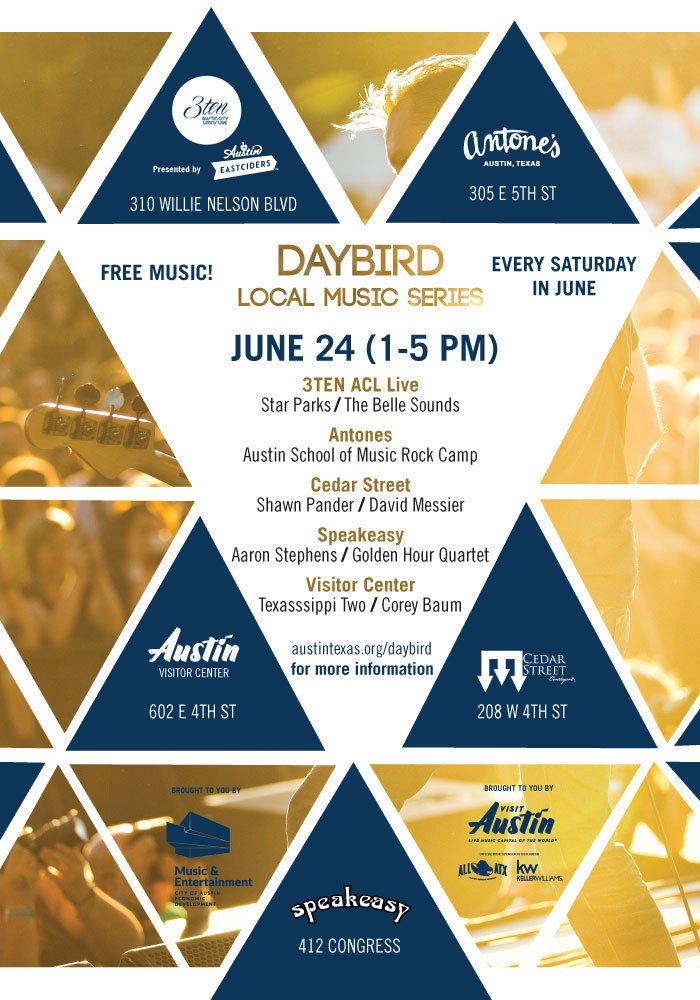 Swing by this Saturday (1-5PM) for #FREE music from <a href="/star_parks/">Star Parks</a> &amp; @TheBelleSounds, part of the #DaybirdMusicSeries presented by @Eastciders!