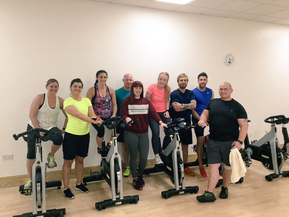 MarkBagnall's tweet photo. #studio #cycling #gsc with @Lifetime_PT brilliant 2 days on the #bikes in #newcastle with these learners #Dab #fun #learning #cpd https://t.co/lPisVIk8Ct