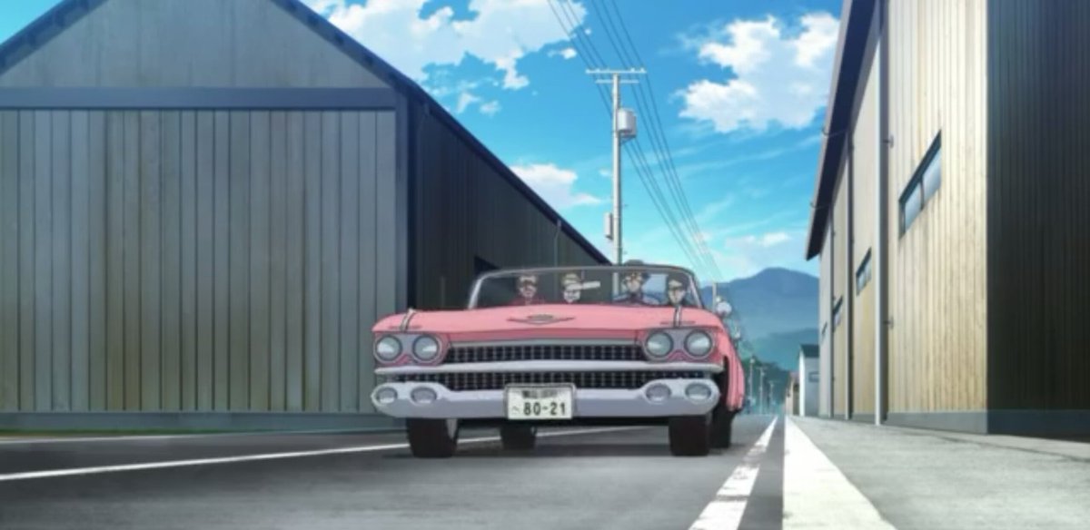 なが ひろ בטוויטר Sakura Quest サクラクエスト Sakuraquest アニメ中に出てたピンクのアメ車は おそらく 59年 キャデラック エルドラド ビアリッツ だと思われ