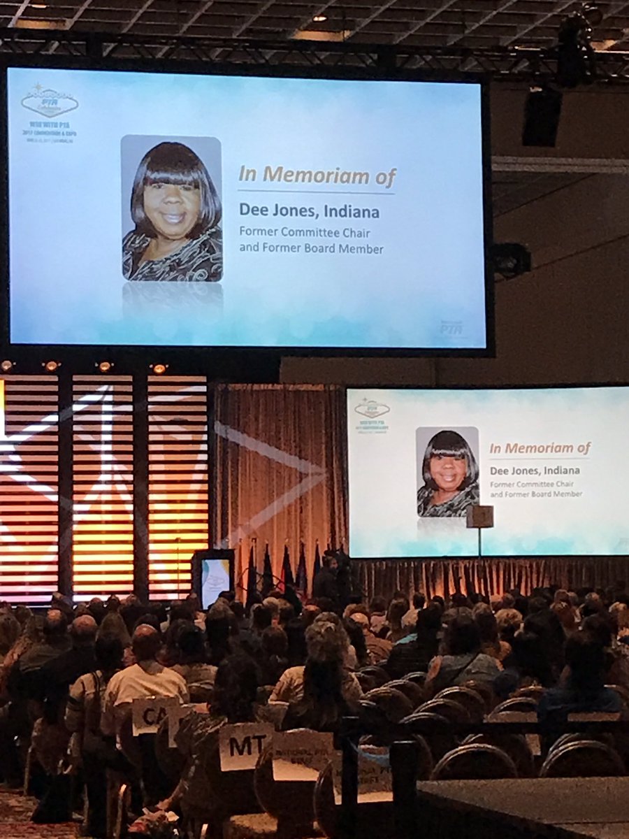 "It's important that r children know how much we care for them. The children of today will be serving us tomorrow" -Dee Jones RIP #PTACon17