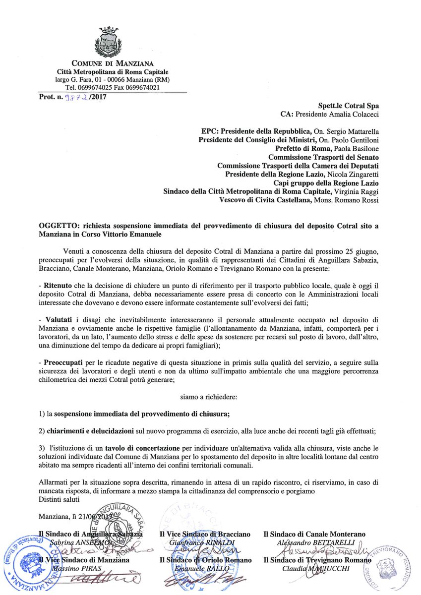 Comune di Manziana on Twitter: