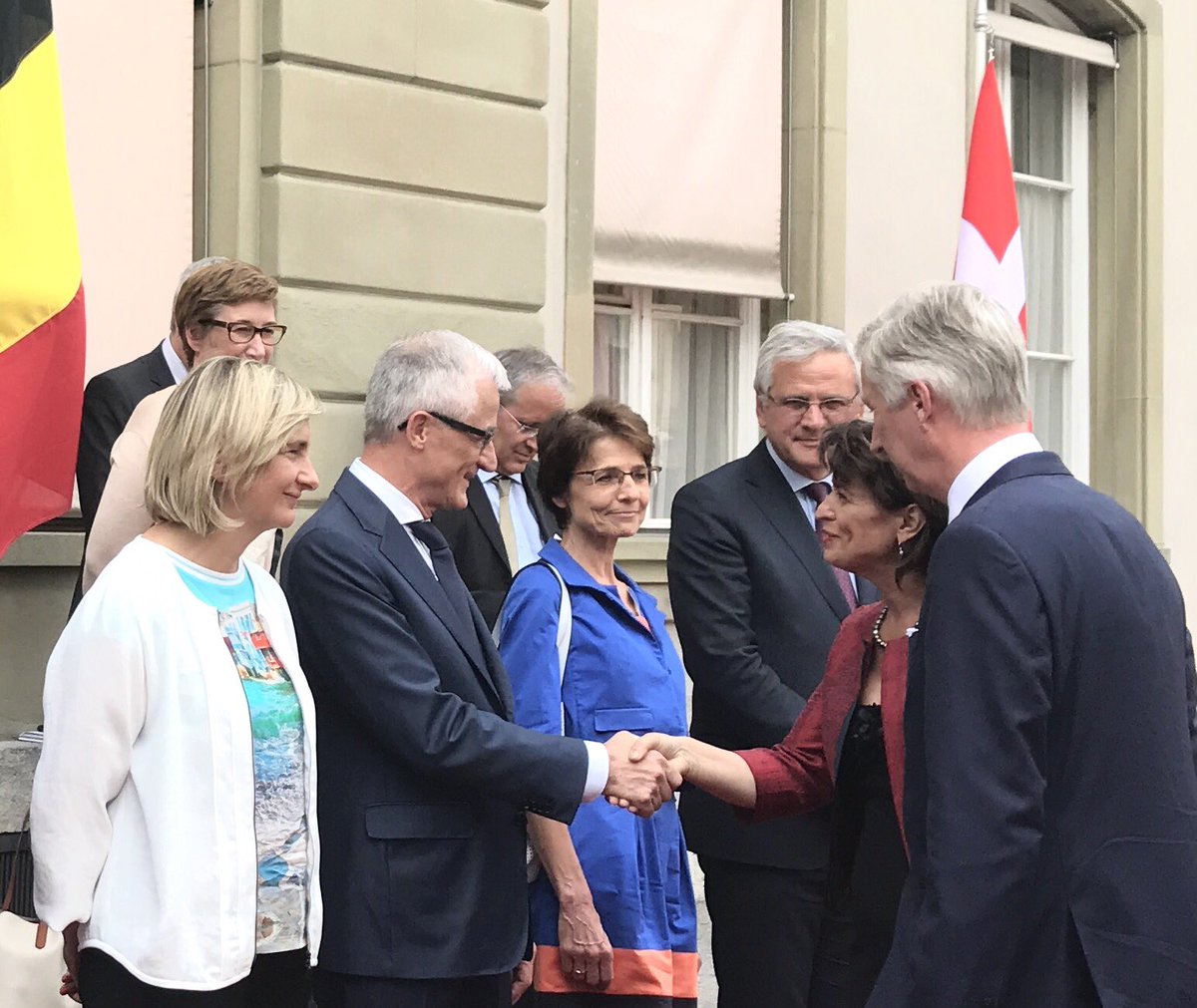 MonarchieBe's tweet photo. Officieel bezoek aan #Zwitserland om het duaal leersysteem te bestuderen #onderwijs #werk #jongeren #empowerment https://t.co/1u1n0tAZzN