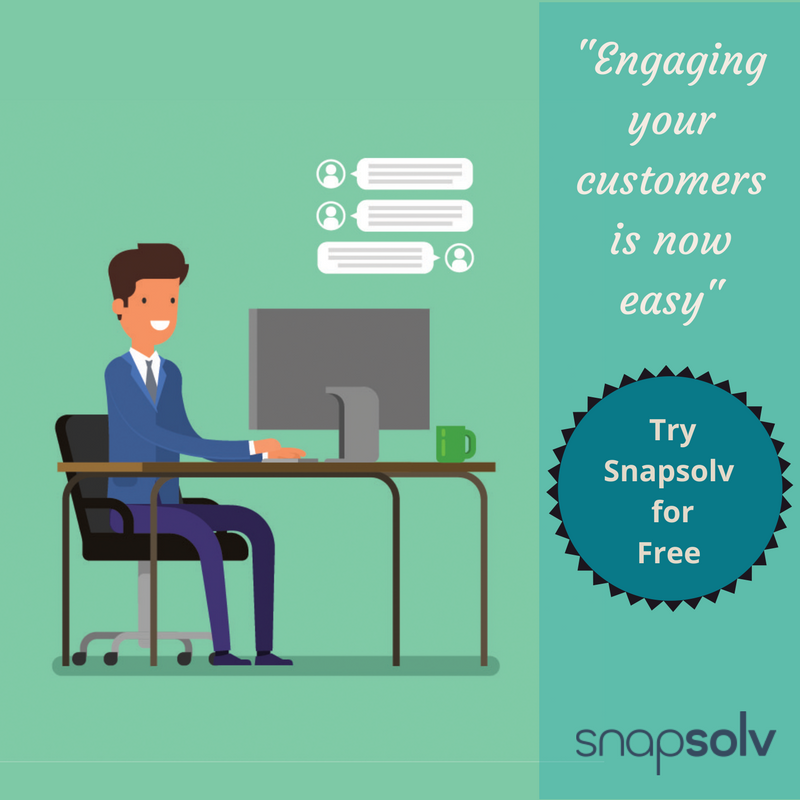snapsolv's tweet photo. Customer Engagement is Tedious -> Snapsolv makes it easy #snapsolv #livechat #chatbot https://t.co/N9onxjdZir