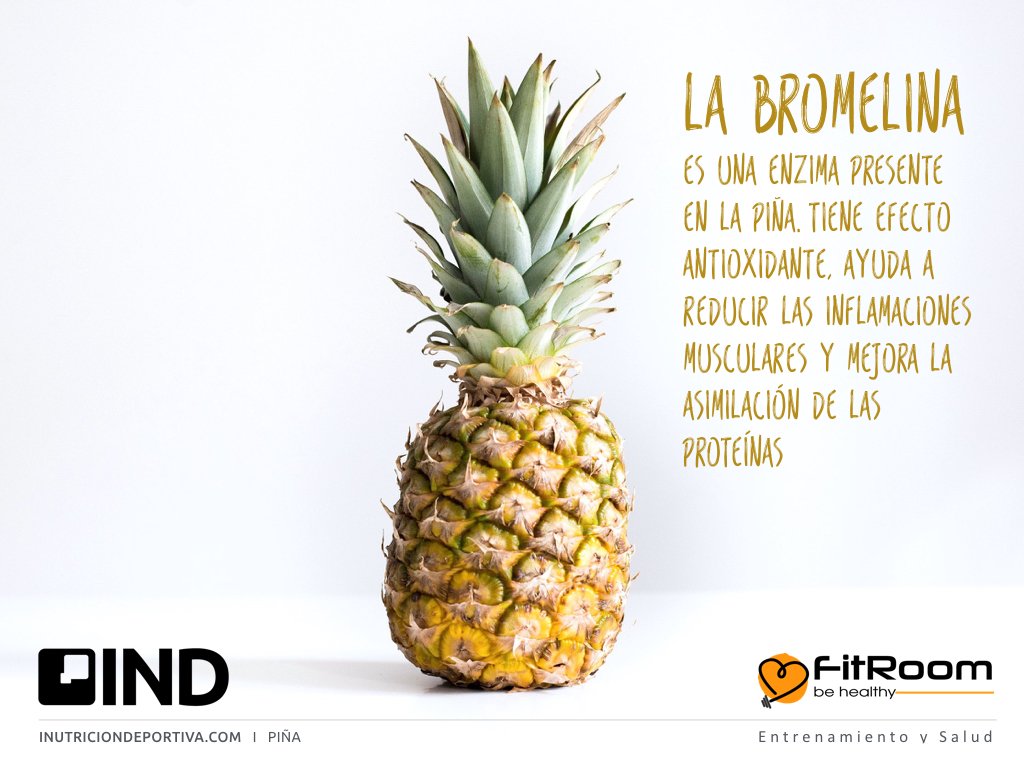 fitroombhealthy's tweet photo. ¿Bromelina fresquita para empezar bien el verano? vía @IND_ESP #Fitroom #BeHealthy #Nutrición #Valencia https://t.co/qOjjDh7oLy