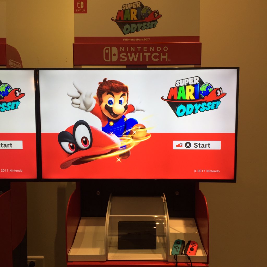 WireJess's tweet photo. Super Mario Odyssey ❤️ #nintendo2017 https://t.co/1pSJwJPKqa