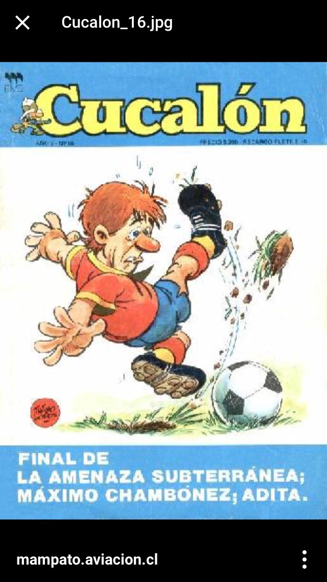 Tonocorvalan's tweet photo. #SinMiedo ...acá la portada de Cucalón @ManuelDTP Vamos Chile!!!!!! https://t.co/qpGUuRPR0x