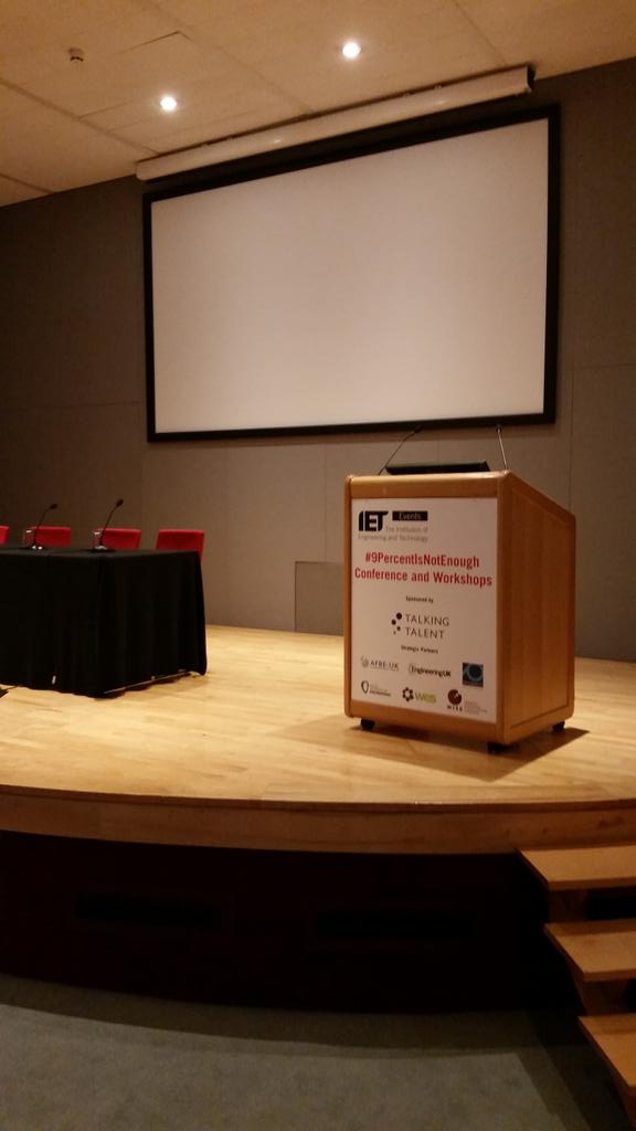 RiadMannan's tweet image. All set up for @TheIET 's #9percentisnotenough event tomorrow. #INWED17 #STEM @IETWomenNetwork @IETevents
