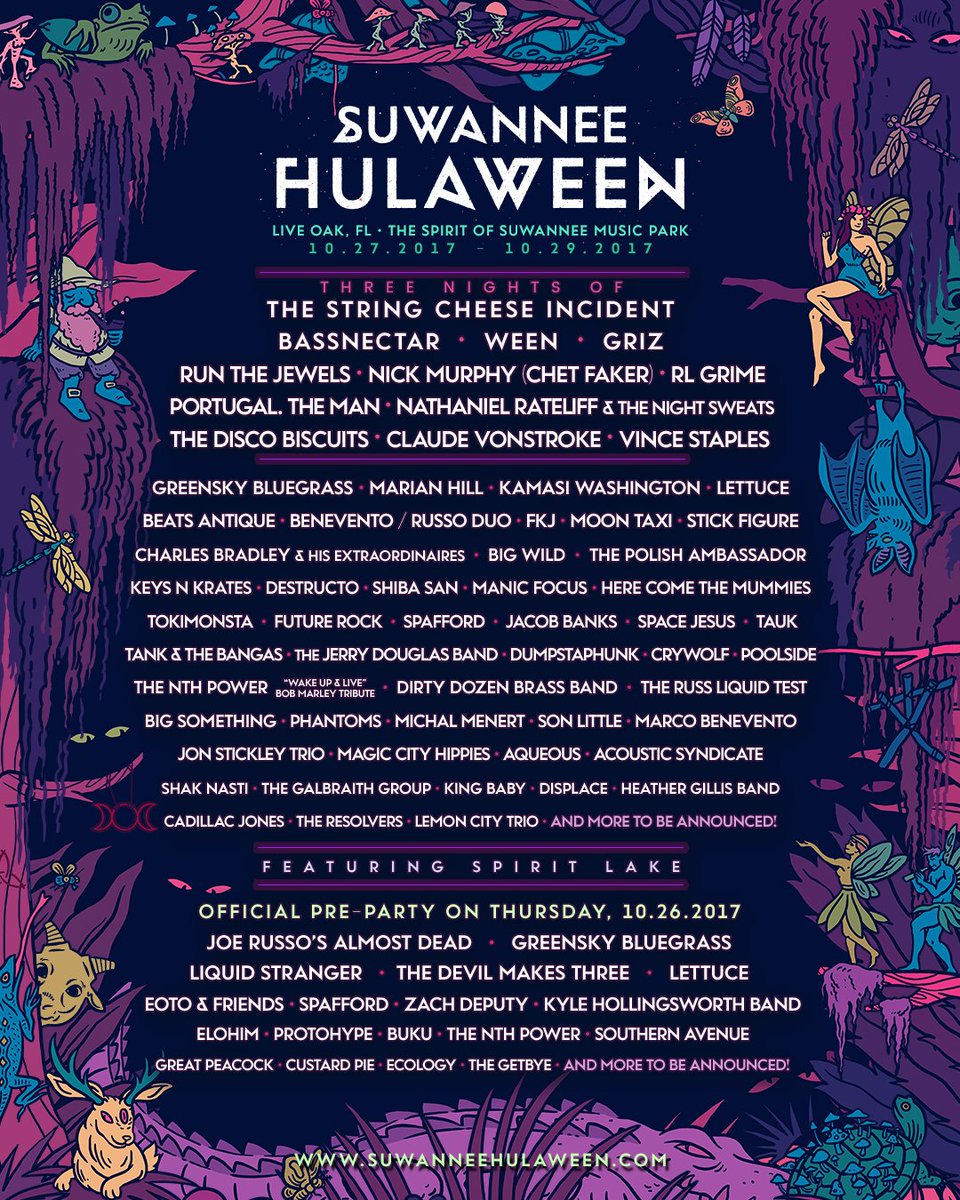 HulaweenFL's tweet photo. ⚡️#HulaweenFL 2017, we are coming home!⚡️ Please help us welcome this year's artists that will be joining us! 🕺🏼https://t.co/hP9tHA5BnW🕺🏼 https://t.co/viuCvubrCO
