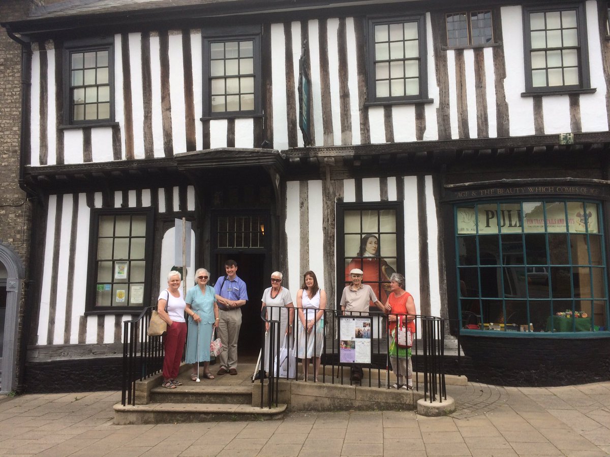 AncientHouseMus's tweet photo. Super to welcome @TheNNAB group this afternoon. We talked architecture& #PulpWare. Included #storiesMW of wartime secrets!! https://t.co/U8YZ4rUuNG