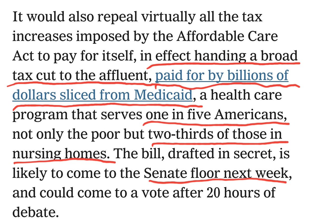 PensiveReveries's tweet photo. SenateGOP #HealthcareBill Still:

✔Cuts Medicaid
✔Cuts Taxes for Wealthy
✔Drops Essential Benefits

It's only #BetterCare for Billionaires 😒 https://t.co/EtHd7kSXRq