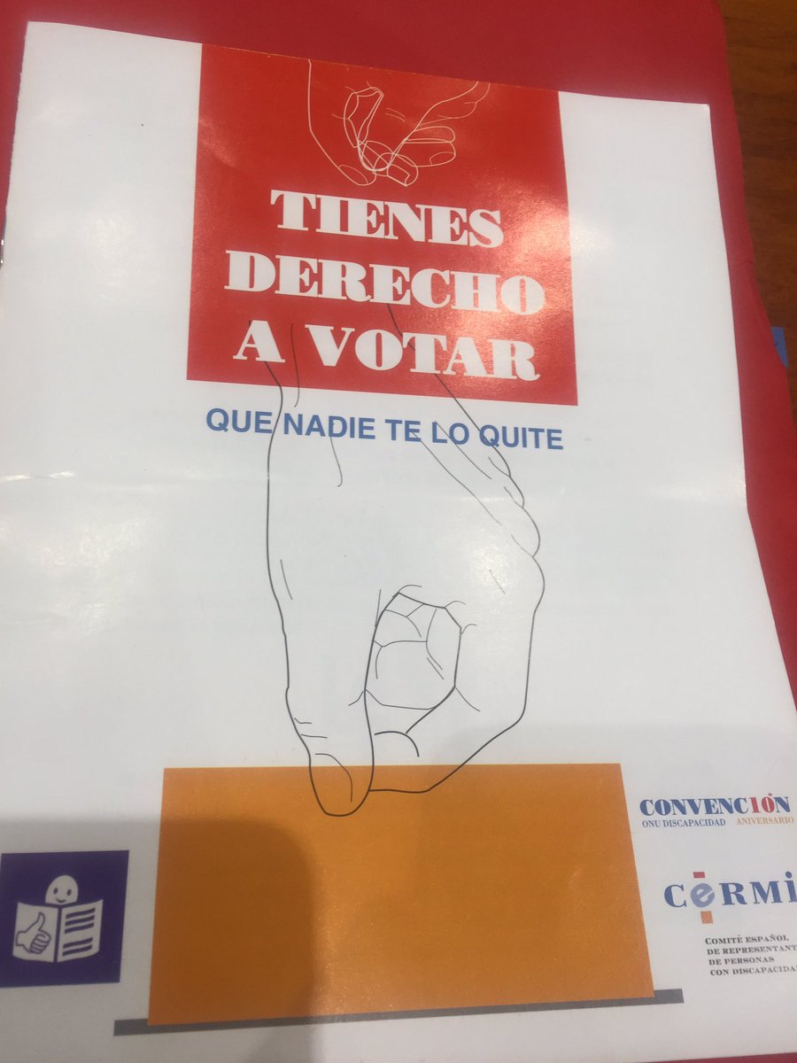 MonicaSilvanaG's tweet photo. Junto a @Cermi_Estatal @CERMI_Madrid aprobaremos previsiblente #ReformaLOREG q permita el derecho a VOTO personas declaradas incapacitadas https://t.co/L3KTqURdua