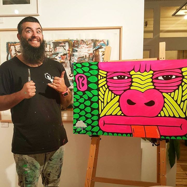 MulgatheArtist's tweet photo. Had a most splendid time painting Sammy the Gorilla at the launch of Samsung's The Frame launch party👊🏼🦍👊🏼

#thefr… https://t.co/Y5gMjvWCHA https://t.co/9LLmnN4h8d