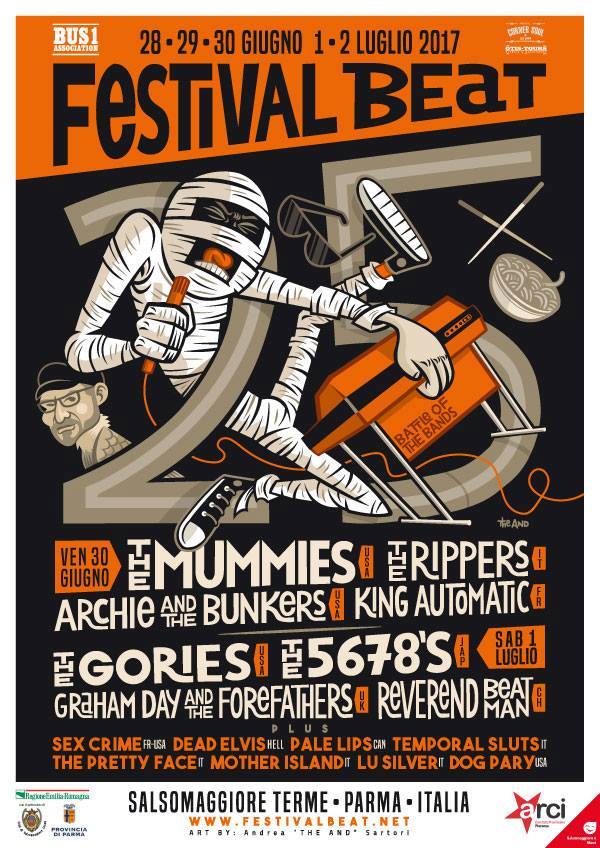 SlovenlyRecs's tweet photo. #THERIPPERS live at #BEATFESTIVAL in Salsomaggiore Terme  w/ #THEMUMMIES #THEGORIES #REVERENDBEATMAN
#KINGAUTOMATIC &amp; MORE!!! https://t.co/27oTxwLKMy