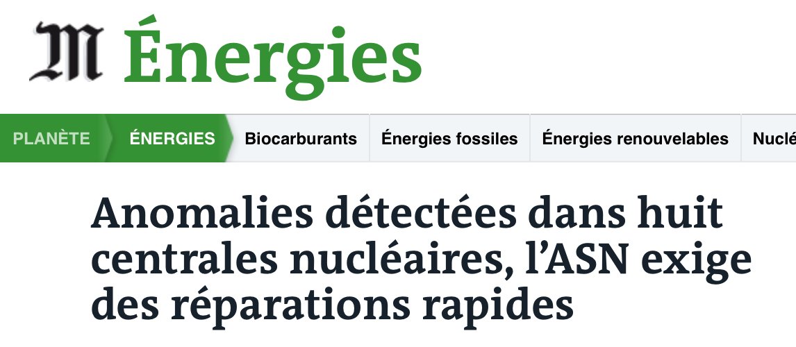ALeaument's tweet photo. Mais bien sûr, vous n'êtes pas inquiets. Car le #nucléaire est une énergie «sûre», n'est-ce pas ? On vous l'a assez répété, non ? https://t.co/lxDyx6cxa4