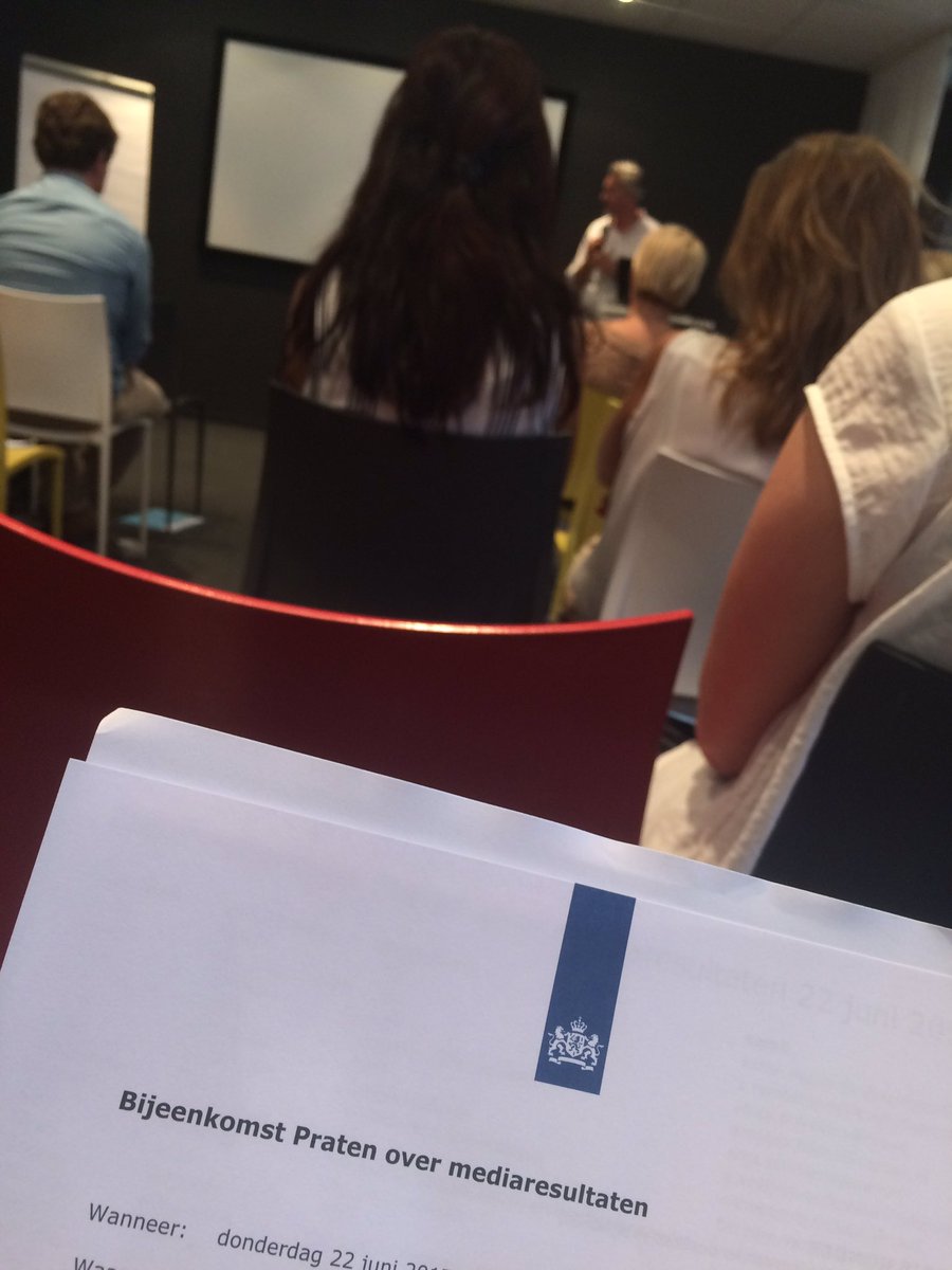 Kennismiddag praten over mediaresultaten, hoe wordt het onderzocht en wat kunnen we er mee?