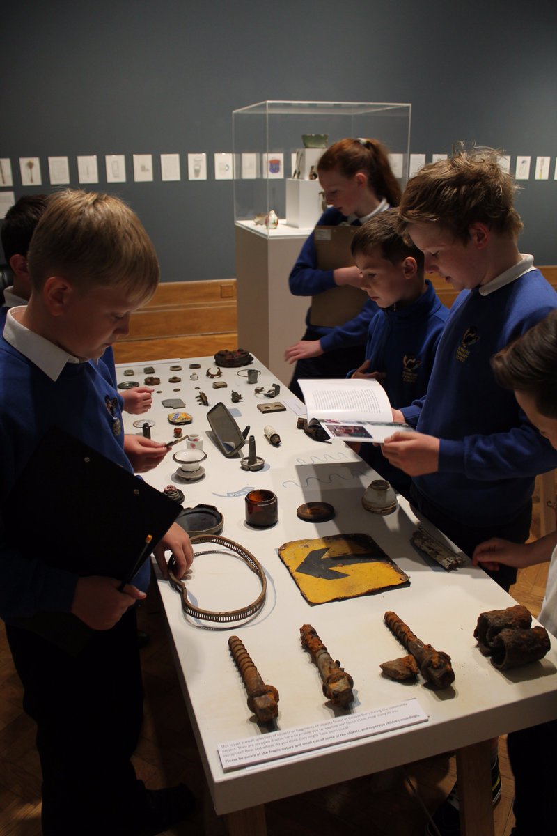 perthartgallery's tweet photo. @KenmorePS had great morning exploring #PictsandPixels and the rest of #PerthMuseum, learning about the digital side from @univofstandrews https://t.co/JOD6m3SoLT