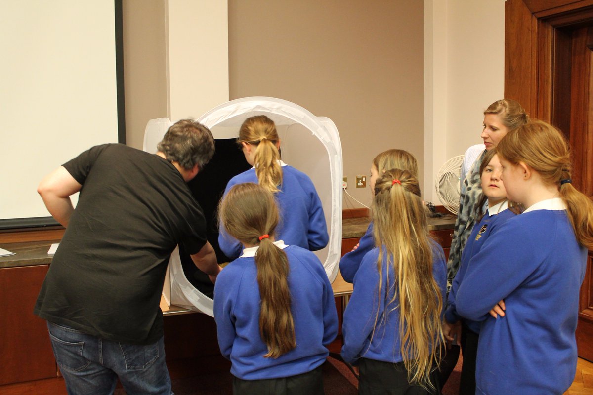 perthartgallery's tweet photo. @KenmorePS had great morning exploring #PictsandPixels and the rest of #PerthMuseum, learning about the digital side from @univofstandrews https://t.co/JOD6m3SoLT