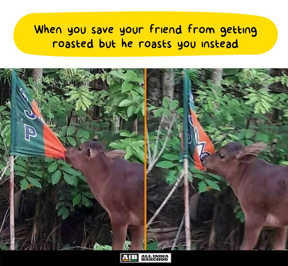 AllIndiaBakchod's tweet photo. Aakhon ka hai dhoka, aisa tera pyaar. https://t.co/6B0qwdNKBR