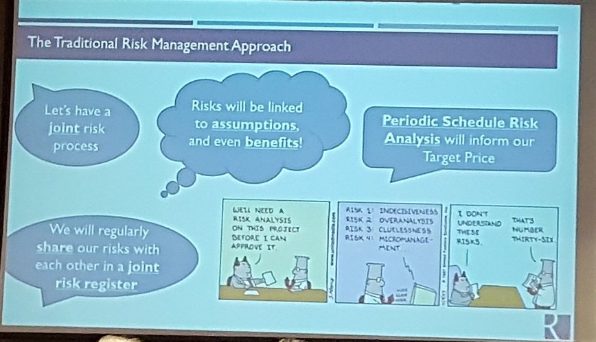 ClaireDellar's tweet photo. #apmbmsummit @nhsdigital staff almost the only ones in the room who can claim we do risk from a benefits perspective. Kudos! https://t.co/hHiB9O14jc