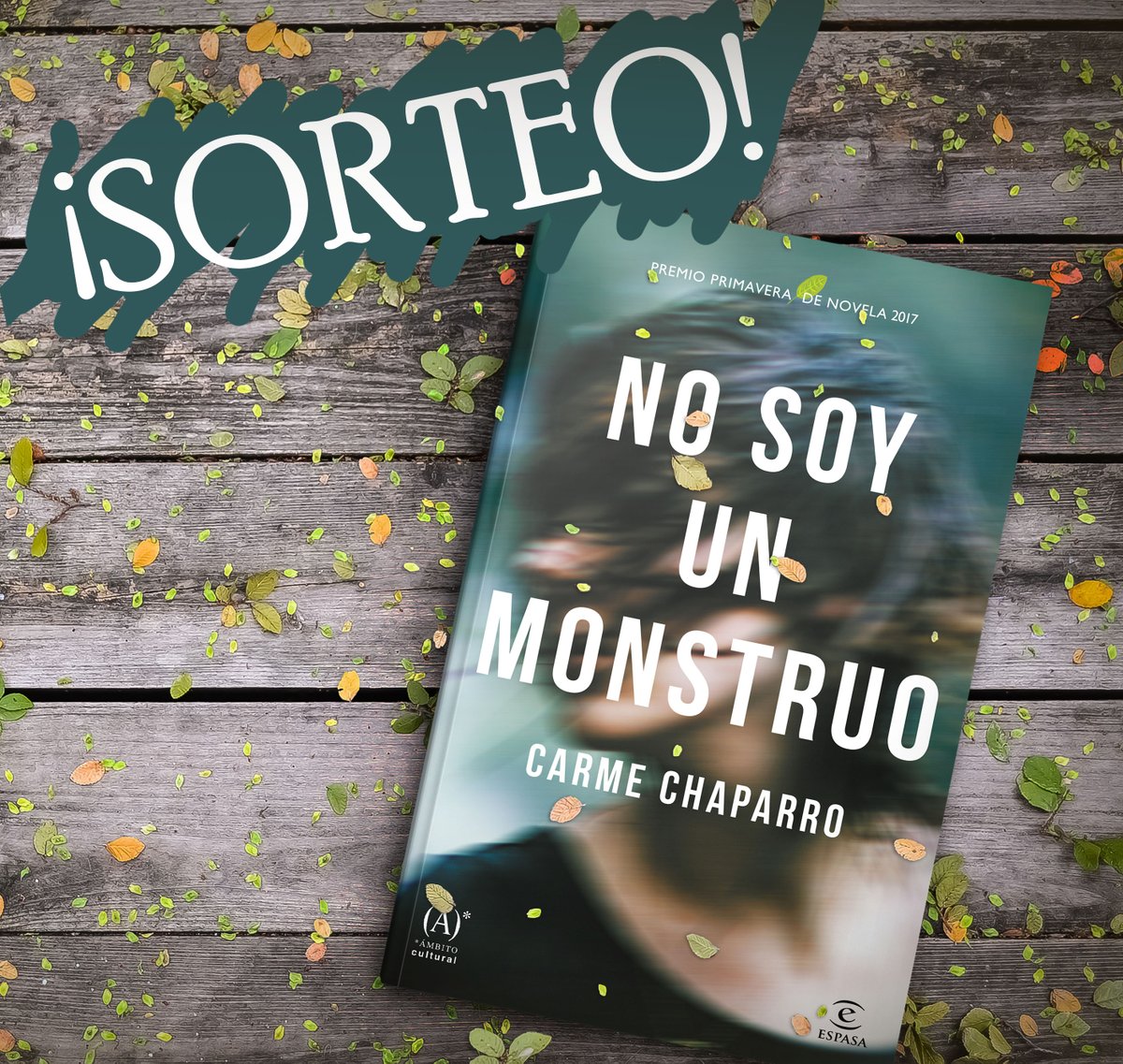 editorialespasa's tweet image. #Sorteo
Gana un ejemplar del thriller del año.
Para participar: 
1- Sigue a @editorialespasa 
2- RT este tuit 
Abierto hasta el 25 de junio