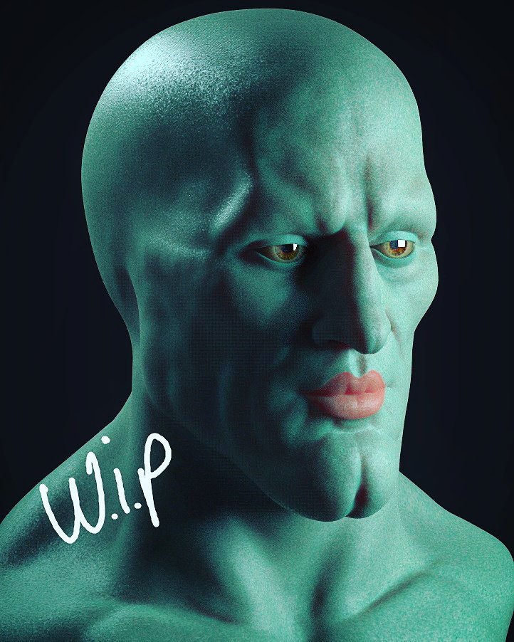 Miguel Vasquez auf Twitter "Some test renders of handsome