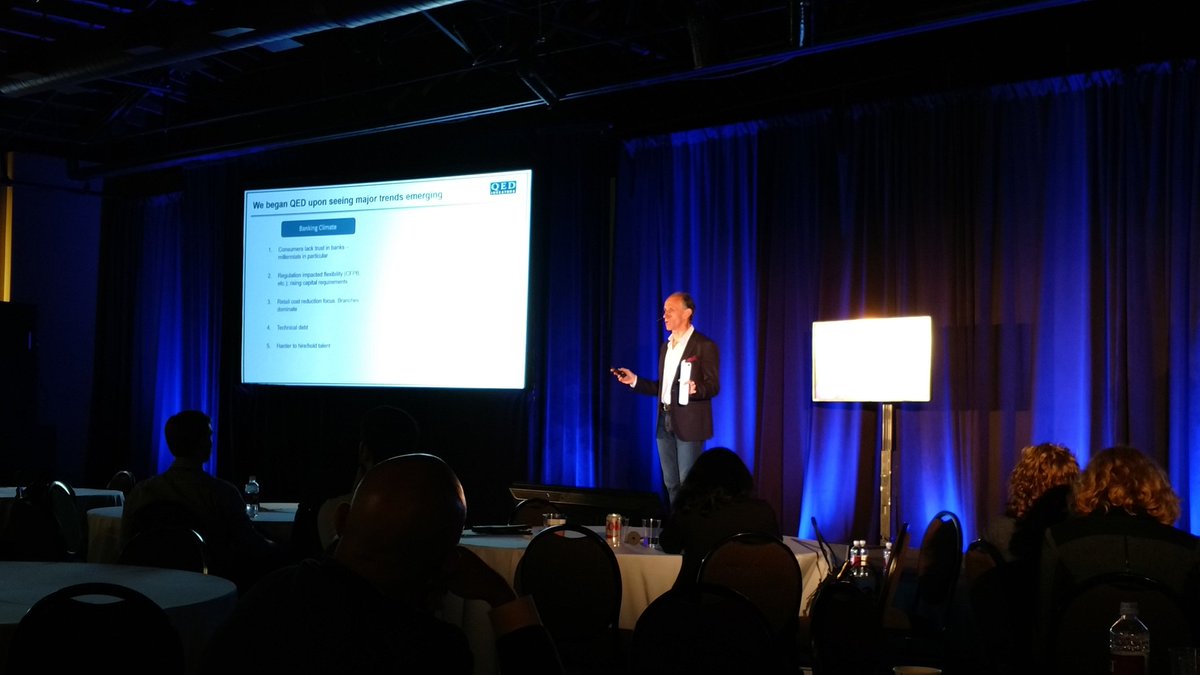 AvidXchange's tweet image. Board member Nigel Morris of @QEDInvestors delivered the keynote at yesterday’s #nmse17 event in Charlotte.