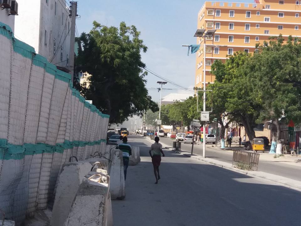 Garsoorn's tweet photo. PHOTOS: Al Shabab suicide bomber hits Waberi police station,casualties reported. @HarunMaruf @HassanIstiila https://t.co/W7ka06pejc