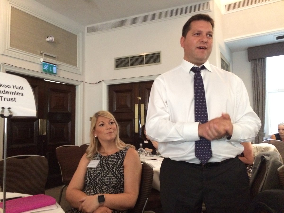Heronhallschool's tweet photo. Trust CEO Marino Charalambous addresses packed workshop on developing multi academies to best support education & learning. #fasna https://t.co/O10Ctb3FEW