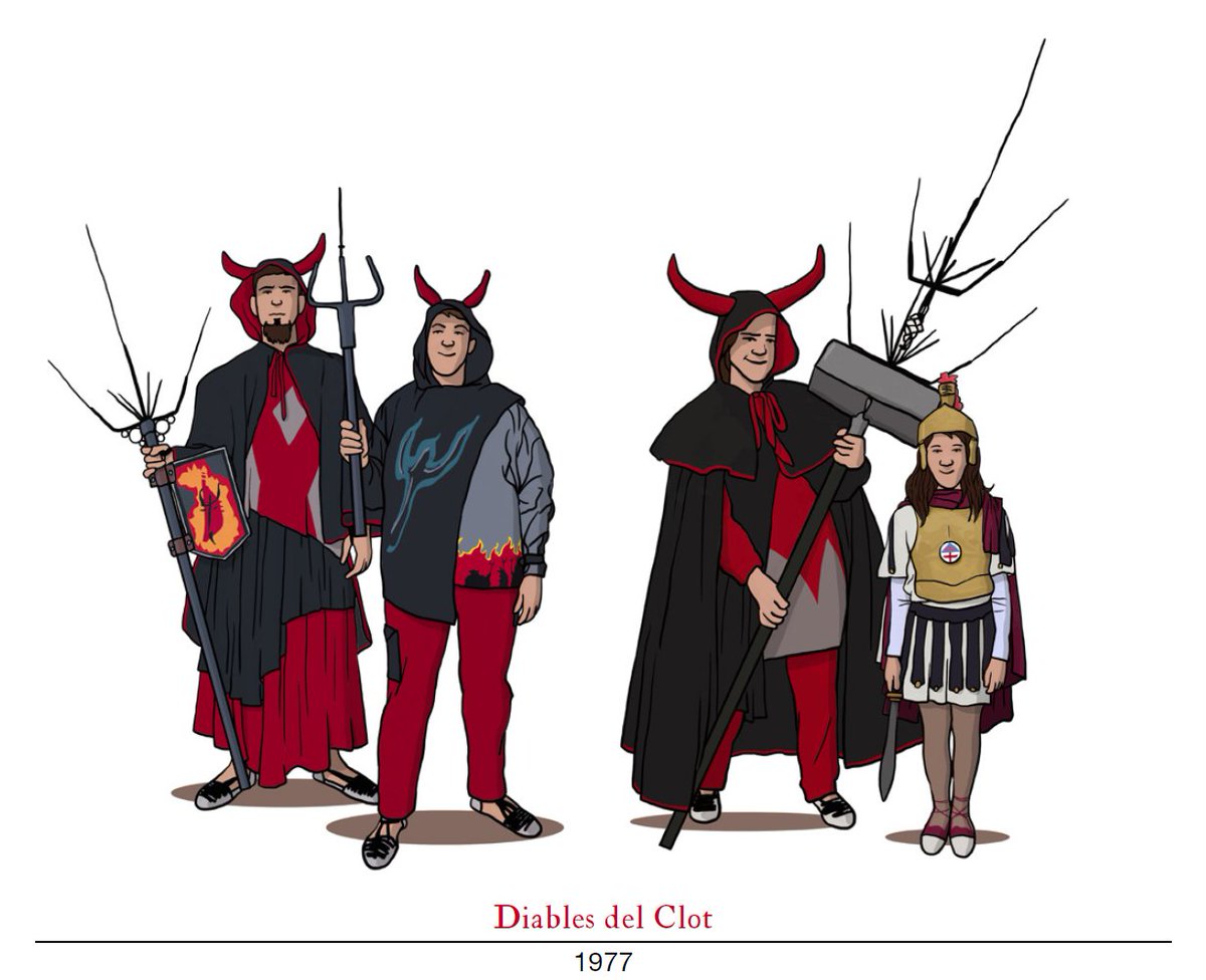 I així apareixem els diables del Clot a la guia il·lustrada dels diables de Barcelona <a href="/diablesdelclot/">Diables del Clot</a> #diablesdelclot40 #culturapopular
