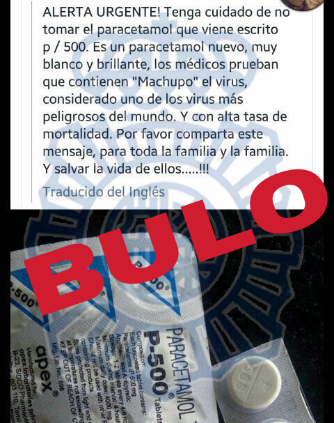 Si sueles tomar paracetamol, este mensaje de la Policía te interesa
