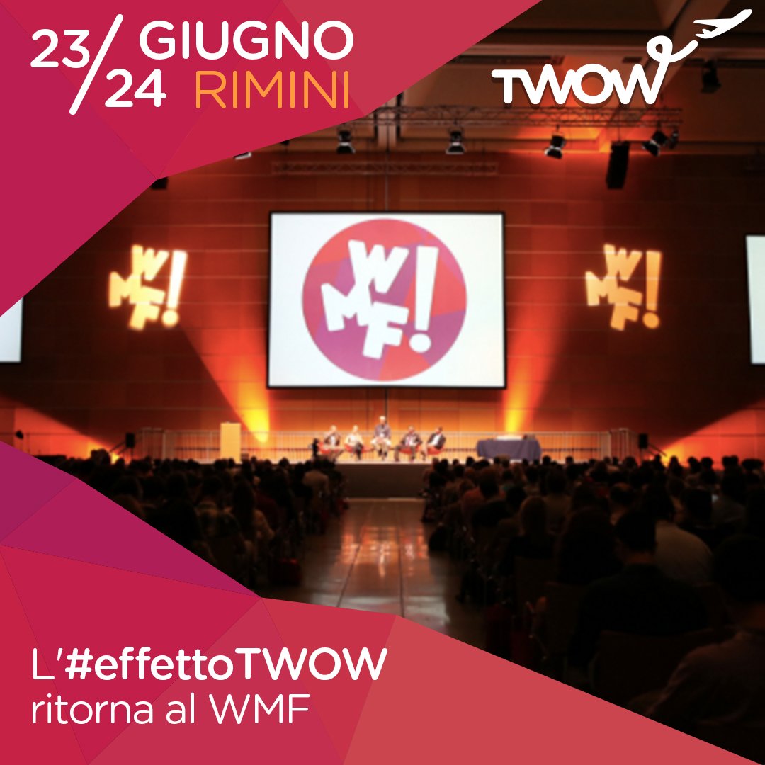 Anche quest'anno siamo al #WMF17 con uno speech e tanti spunti sul #WebAdvertising e Fashion E-commerce bit.ly/WMF_Programma
#effettoTWOW