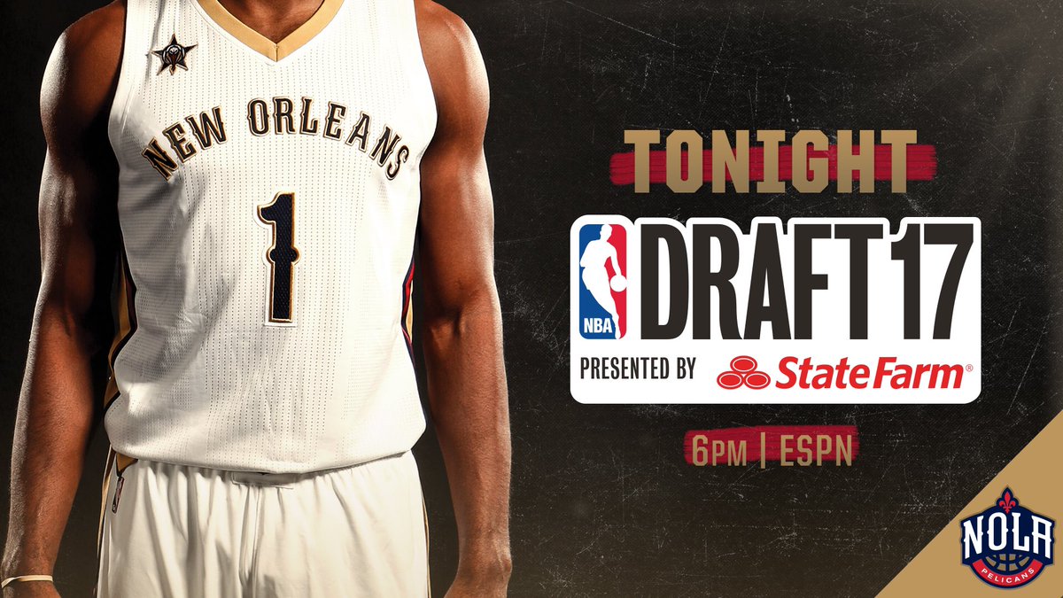 The @NBADraft is tonight!   The #Pelicans have the 40th and 52nd overall picks https://t.co/NSqMMge3yO