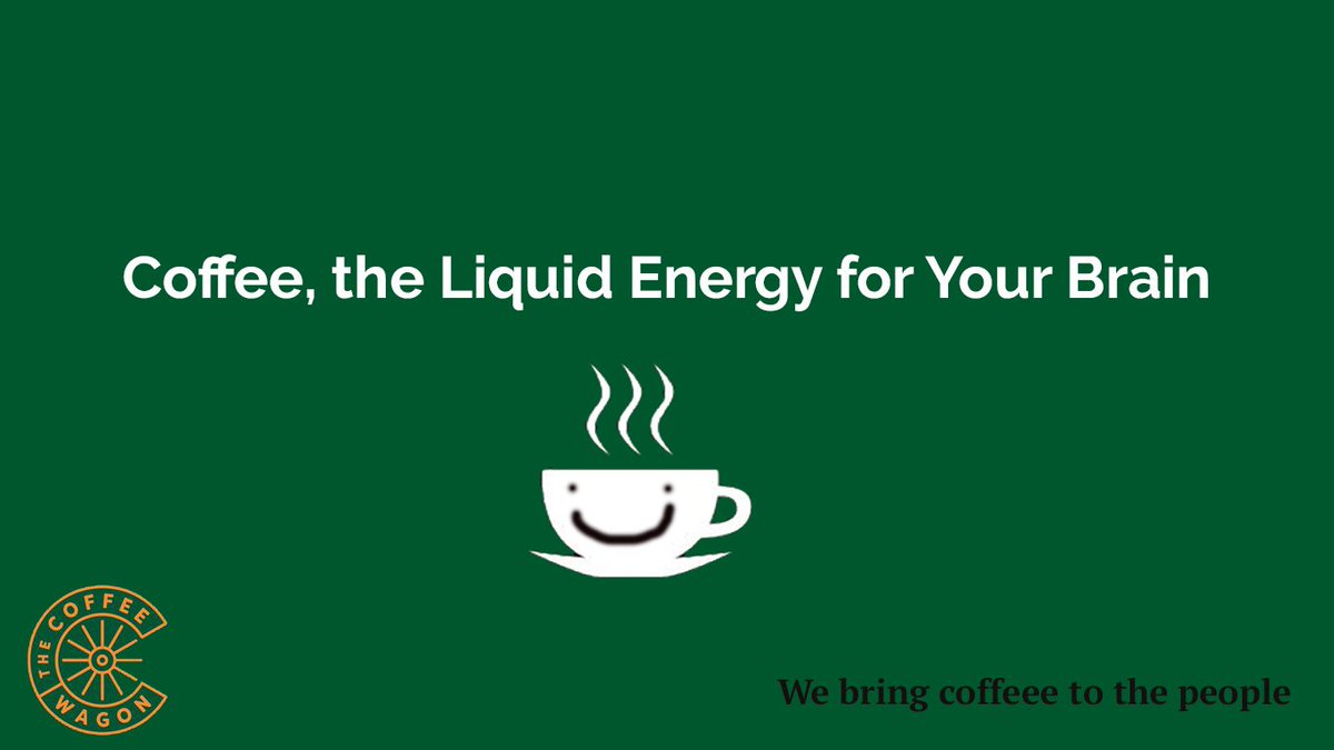 thecoffeewagon's tweet photo. Great Liquid Energy for Your Brain #liquidenergy #goodstuff #GoodVibes #energyefficiency #mindstimulation https://t.co/tz47XveFMf
