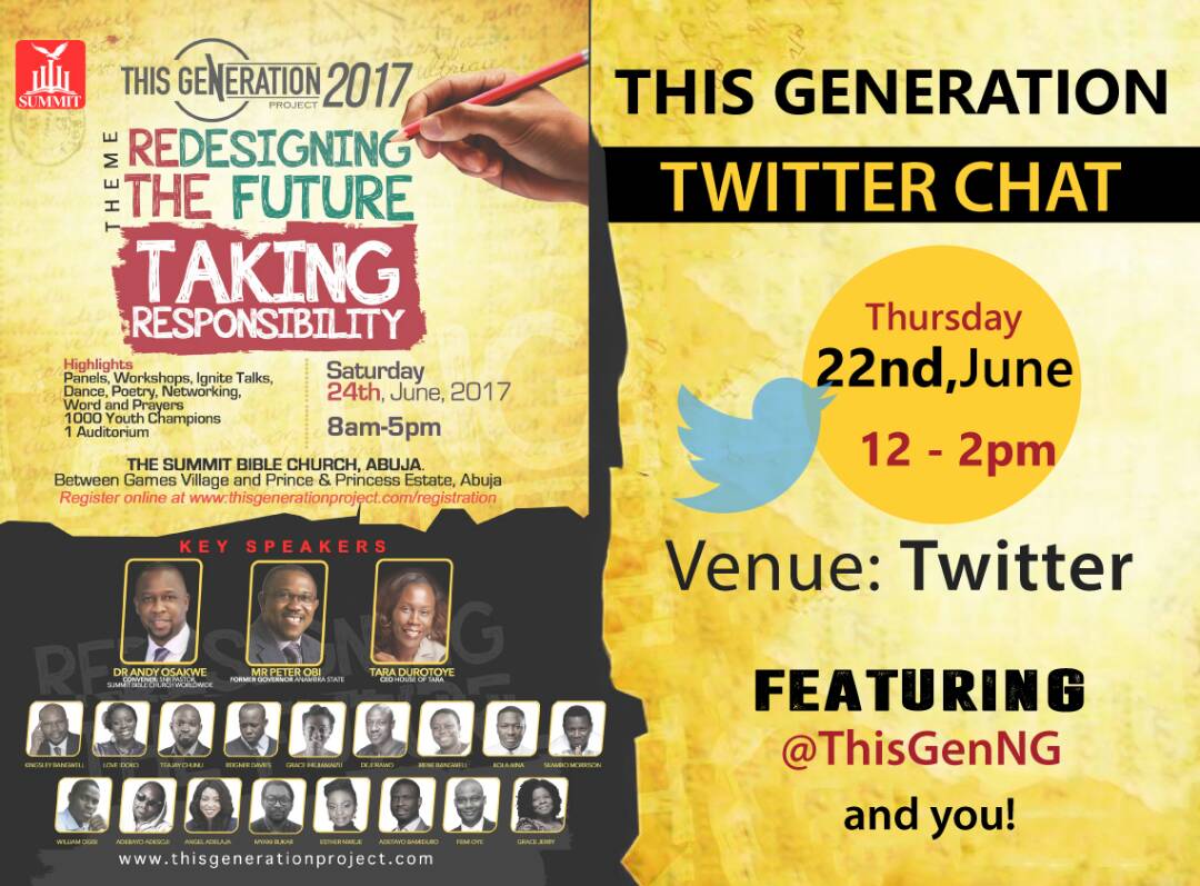 chisomakah's tweet photo. @ThisGenNG Details are on https://t.co/DdF1A2VGCI and the line up of speakers is lit. #ThisGenng https://t.co/nCkhP4ZrkE