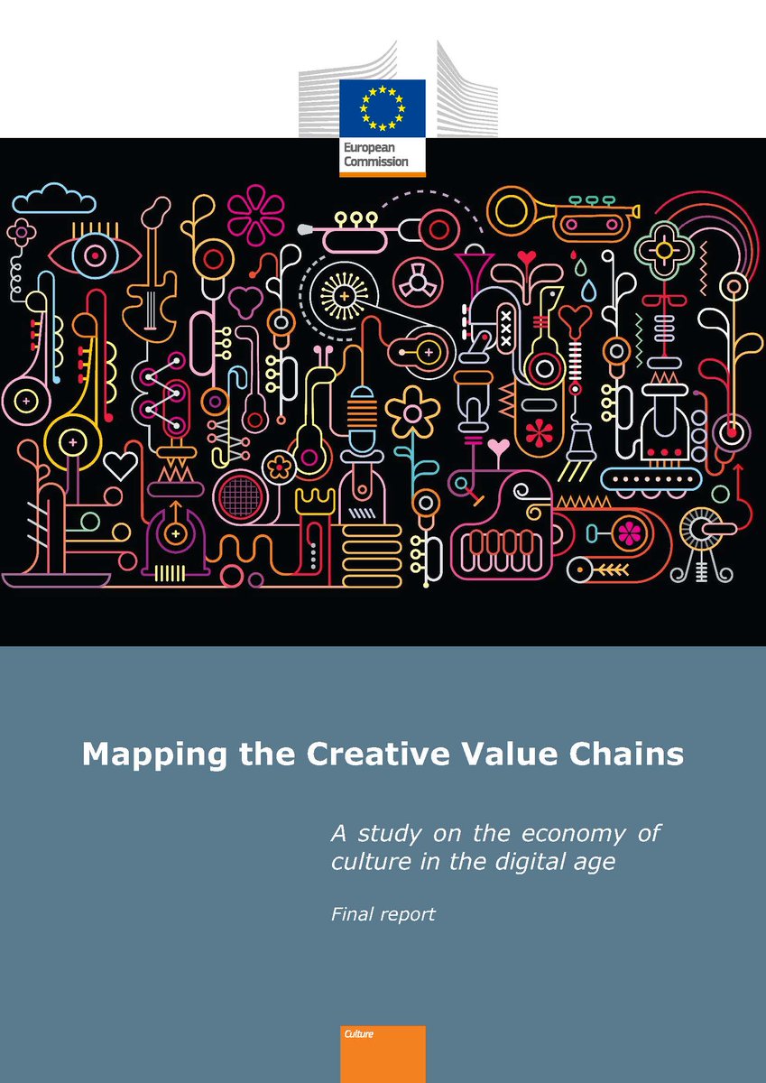 cp_thess's tweet photo. Mapping the creative value chains. A new study by EU Commission, DG for Education and Culture. https://t.co/cjJZS65u9E https://t.co/52ScczEaqm