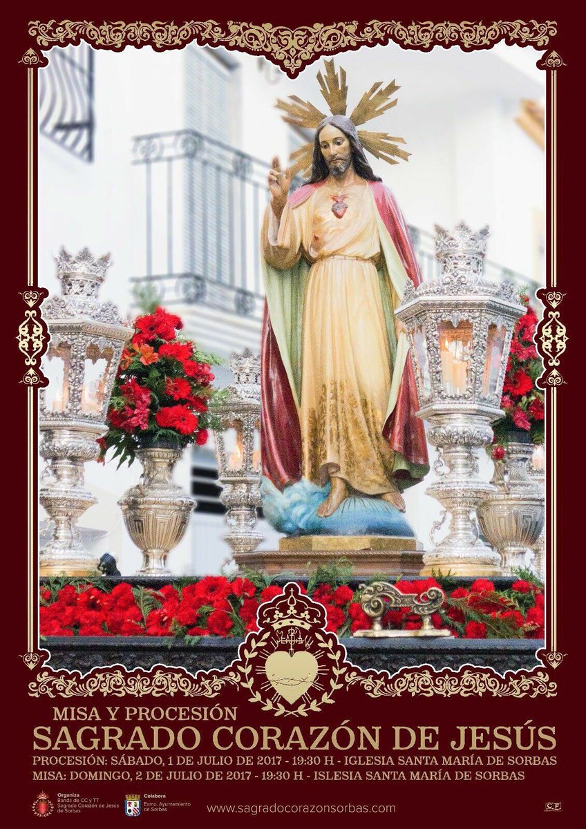 santacruzalm's tweet photo. Hemos sido invitados a participar en la procesión del #SagradoCorazonDeJesus junto a @ccttsdosorbas el 1 de julio #GloriasSC #DelSagradoSoy https://t.co/iHDWe9XuBW