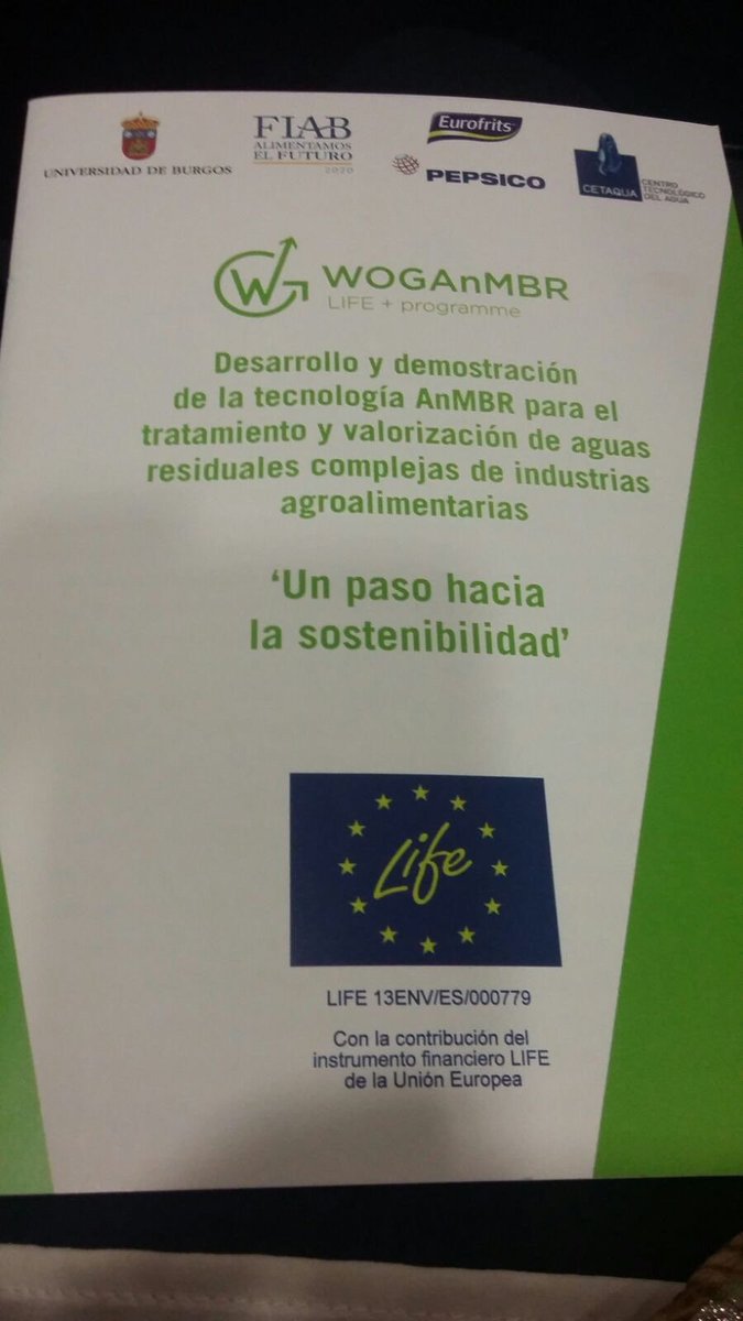 esFIAB's tweet photo. Hoy en Barcelona trabajamos con @CETAQUA @UBUInvestiga @eurofrits_en @PepsiCo en el proyecto @WOGAnMBR de la convocatoria @LIFE_Programme ☺️ https://t.co/FlSo6lONaJ