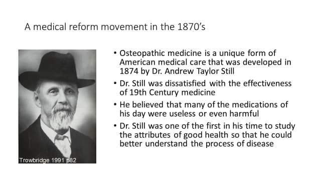 WVSOMAdmissions's tweet photo. Happy Birthday #Osteopathy! Today was a special day for Dr. A.T. Still &amp; #osteopathic #medicine in 1874. https://t.co/59QjGZtse6