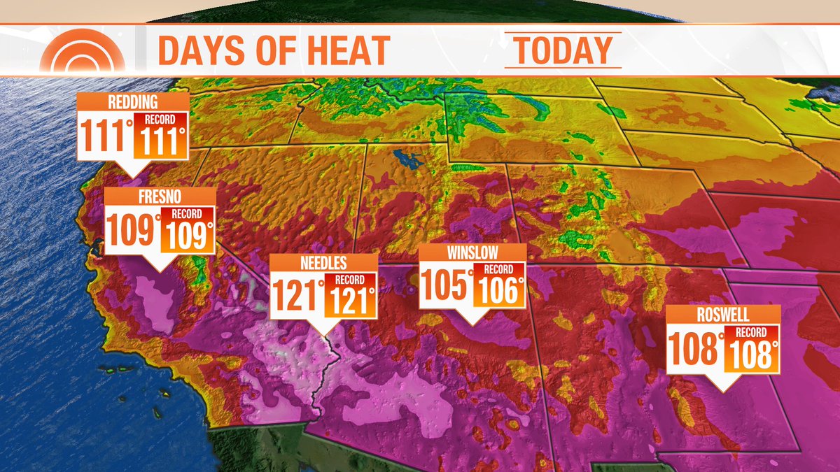 BillKarins's tweet photo. I wonder what the U.S. record is for consecutive hours being under an "Excessive Heat Warning?" #GotToBeClose @NWSPhoenix @NWSVegas https://t.co/cERfLBHOcP