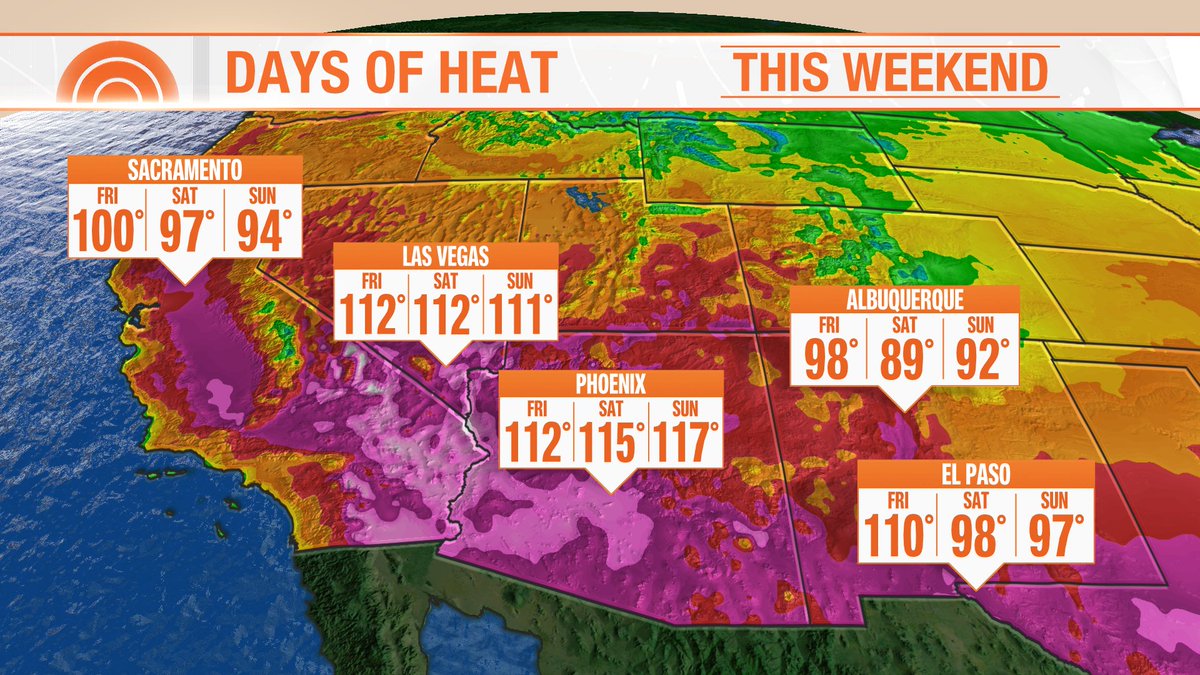 BillKarins's tweet photo. I wonder what the U.S. record is for consecutive hours being under an "Excessive Heat Warning?" #GotToBeClose @NWSPhoenix @NWSVegas https://t.co/cERfLBHOcP