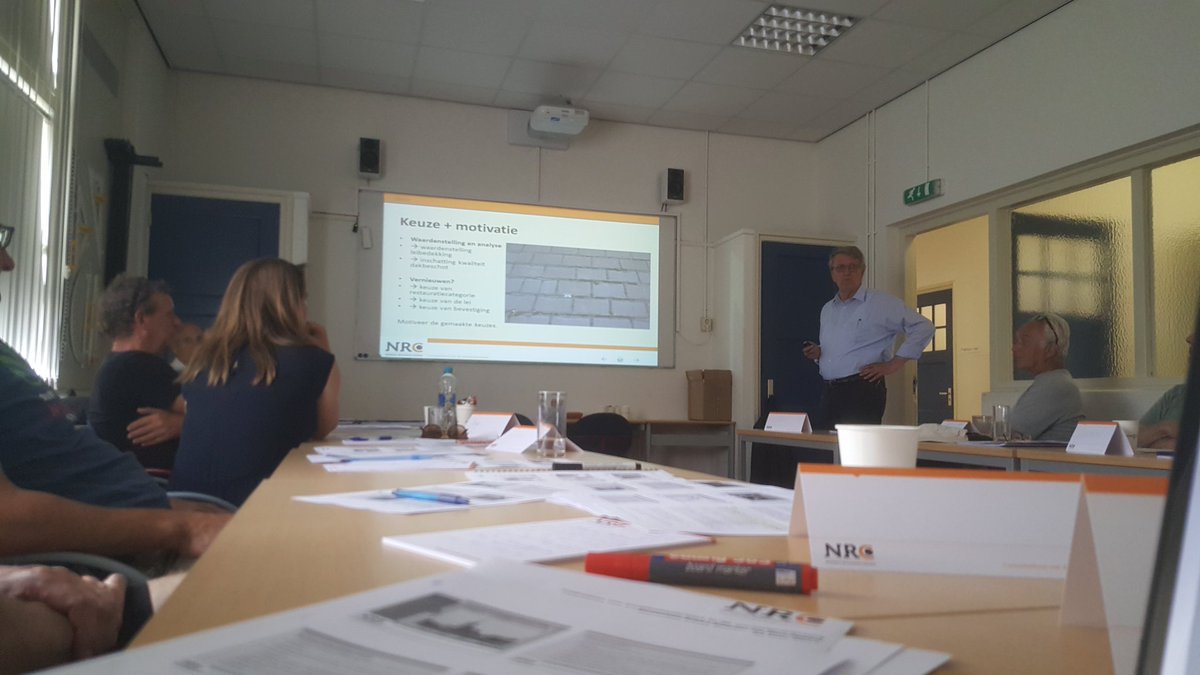 KabuBV's tweet photo. Interessante cursus kwaliteitsnormen in restauratiewerken. #opdrachtgeverschap https://t.co/X2XKEMbZ69