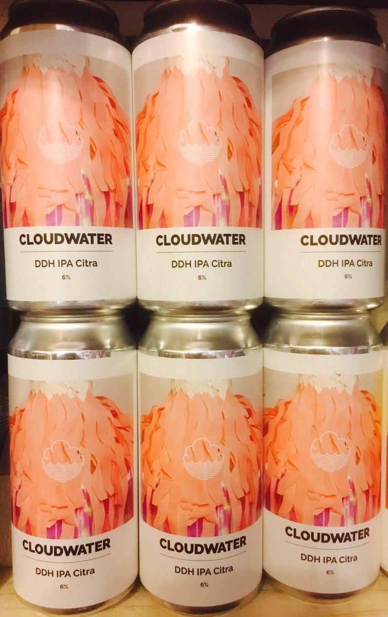 Latest @cloudwaterbrew 440ml cans just arrived @CozziBoffaWines @JollyGoodBeer #burstingwithflavour