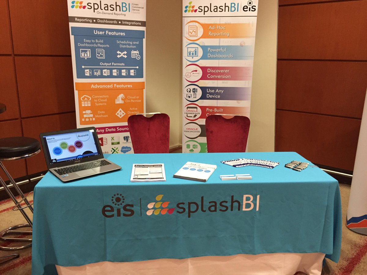 SplashBI's tweet photo. SplashBI is up and running at #BDA17, come and see us at Victoria Park Plaza Hotel in #London, be great to see you! #data #analytics https://t.co/cBHtZJnEw0